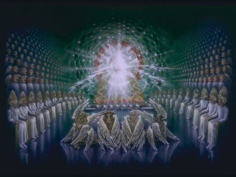 God's Throne in Heaven Vision - Revelation 4 & 5 Archangels Names, Revelation 5, Revelation 4, Real Angels, Revelation Bible, Prophetic Art, Throne Room, Angels Among Us, Book Of Revelation