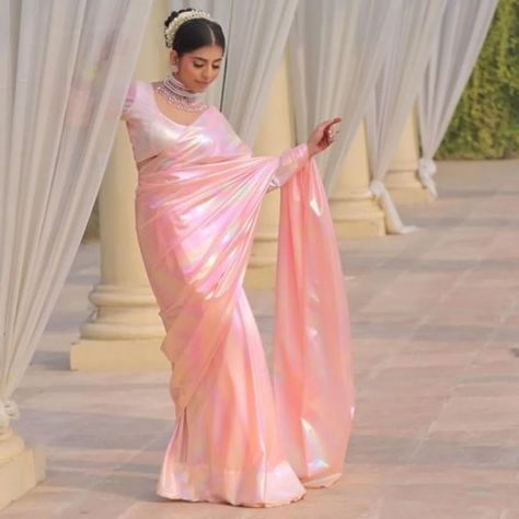 ✅️Book Your Order and Inquiry WhatsApp No:  9601606887 *RANGREZA SHINY* FABRIC: *IMPORTED FABRIC LOOK A BEAUTIFUL CHROME UNICORN SAREE IN SHADES OF RAINBOW 🌈* BLOUSE: *LILAC CHROME SAME AS SAREE* PRICE: *1299 Rs + SHIPPING* (02) DESIGN: *4 COLORS* . . #designersarees #designersaree #saree #sharee #sari #Partysaree #partywearsarees #festivalstyle #festivaloutfit #traditionalsaree #traditionaloutfit #ethnic #ethnicsarees #indianwear #sareeseduction #sareelover #sareecollections #sareeof... Lilac Chrome, Party Sarees, Ethnic Sarees, Blouse Neck, Shiny Fabric, Blouse Neck Designs, Traditional Sarees, Party Wear Sarees, Festival Outfit