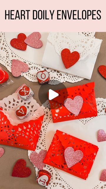 Leanna Laming on Instagram: "Save + Share for an easy & adorable Valentines Day idea! 💌❤️ What would you stuff inside yours? I got everything from the dollar store! 💕🩷 Follow along for more easy ideas and recipes! 🙌 #diyvalentines #diy #diycrafts #valentinesday #valentinedecor #valentinetreats #motherhood #motherhoodunplugged #valentinesgift #mybhg #mybhghome #ltkunder50 #ltkhome #ltkunder100" Margarita Gift, Carport Makeover, Round Farmhouse Table, Paper Doily Crafts, Valentines Day Idea, Heart Doily, Valentines Envelopes, Assistant Teacher, Lucky Leprechaun