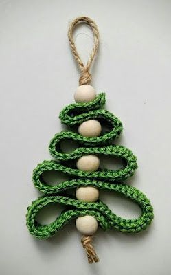 Crochet Ribbon Christmas Tree Pattern Crochet Christmas Ornaments Free, Penanda Buku, Crochet Ornament Patterns, Crochet Tree, Crochet Christmas Gifts, Crochet Xmas, Crochet Christmas Trees, Crochet Christmas Decorations, Crochet Ornaments