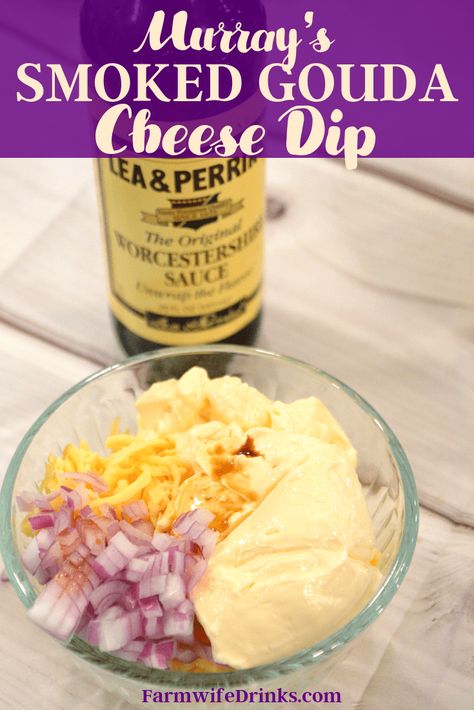 Murray's smoked gouda cheese dip is a simple cheese dip recipe using four simple ingredients of gouda, mayonnaise, red onion, and Worcestershire sauce that creates complex flavors leaving people wondering what is in it. Gouda Dip Recipe, Simple Cheese Dip, Gouda Cheese Dip, Gouda Recipes, Gouda Dip, Gouda Cheese Recipes, Cheese Dip Recipes Easy, Gouda Recipe, Cheese Ideas