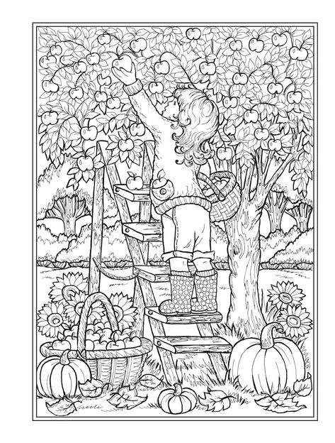 Dover Coloring Pages, Creative Haven Coloring Books, Blending Colored Pencils, Free Kids Coloring Pages, Abstract Coloring Pages, Adult Coloring Designs, Free Adult Coloring Pages, Fall Coloring Pages, Coloring Book For Adults