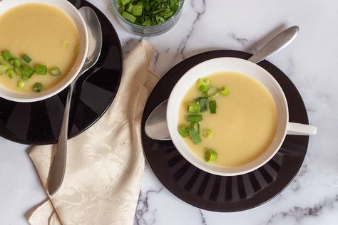 Belgian endive soup (chicory soup) – The Tasty Chilli Endive Recipes, Belgian Endive, Easy Lunch, Soup Pot, Easy Lunches, Apple Recipes, Weeknight Meals, Soup Recipe, Soup Recipes