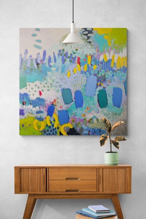 Add vibrant colors and a sense of joy to your home! You will love my abstract art, which draws inspiration from the fields of flowers. Let's bring a touch of beauty into your home and create an uplifting vibe! Acrylic On Canvas Abstract, Colorful Abstract Art Inspiration, Abstract Colorful Art, Abstract Painting Diy, Colorful Canvas Art, Fields Of Flowers, Big Wall Art, Colorful Paintings Acrylic, Bright Art