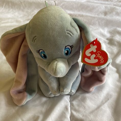 (NEW) Ty Disney Sparkle Dumbo Dumbo Plushies, Disney Sparkle, Sparkle, Disney, Closet, Clothes Design