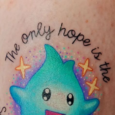 Lumalee Tattoo Ideas, Lumalee Tattoo, Lumpy Space Princess Tattoo, Harajuku Tattoo, Kawaii Tattoo Ideas, Getting Tattooed, Relatable Quote, Kawaii Tattoo, Sweet Tattoos