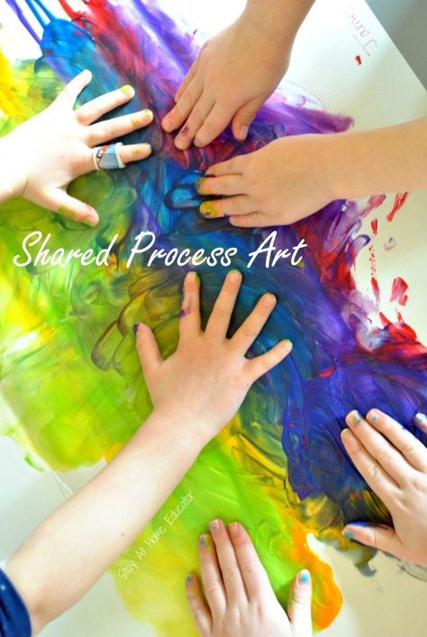 Shared Art - a Process for Preschoolers Manners Crafts Preschool Art Projects, Sharing Activities For Preschool, Friendship Preschool Crafts, Friendship Salad, Friendship Preschool, Friendship Week, Preschool Friendship, Friendship Crafts, Friendship Theme