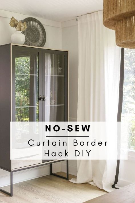 In this simple DIY tutorial, I am sharing my hack for no-sew custom drapes on a budget- using cheap Ikea curtains. Curtain Hacks, Ikea Curtain, Make Curtains, 80s Interior, Home Decor Traditional, Cheap Curtains, Ikea Curtains, No Sew Curtains, Diy Interior Design