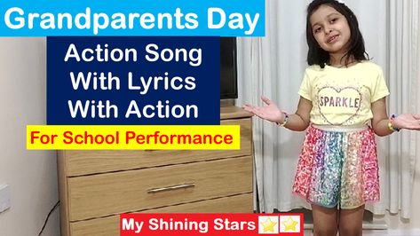 Action Song For Grandparents -On Grandparent's Day- For Kids -With Lyrics | Song for Grandparents Grandparents Day Songs For Kindergarten, Grandparents Songs For Preschool, Grandparents Day Songs For Preschool, Action Songs For Kids, Grandparents Day Songs, Action Songs For Children, Grandparents Day Preschool, Best Songs List, Nepali Song