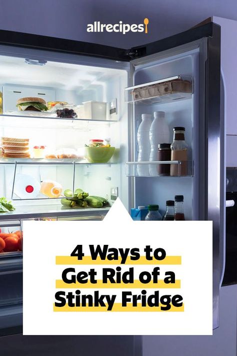 How To Make Fridge Smell Better, Stinky Fridge Remedies, Fridge Smell Tips, How To Clean Fridge, Fridge Cleaning Solution, Cleaning Fridge, Smelly Fridge, Fridge Cleaning, Fridge Smells