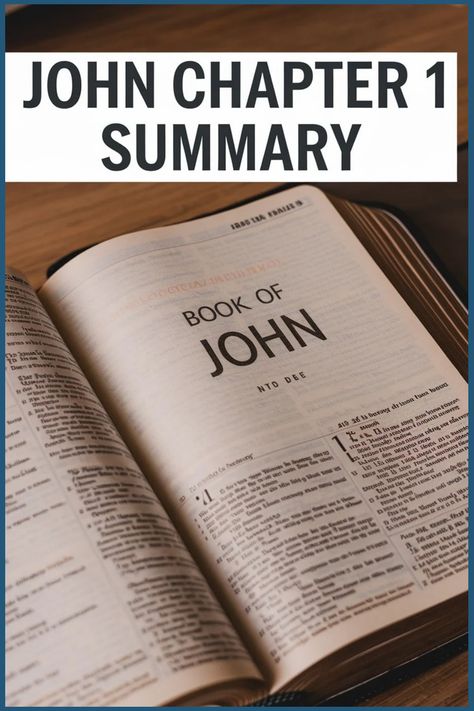 Open Bible displaying the first chapter of the Book of John. John Chapter 1, Prophet Isaiah, Gospel Of John, Bible Study Group, Study Board, Divine Nature, Jesus Lives, God The Father, Son Of God