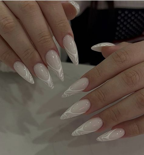 Milky White Nails, Milky Nails, Classy Nail Designs, One Color Nails, Classy Acrylic Nails, White Nail Designs, Acrylic Nails Coffin Short, Oval Nails, Nailed It