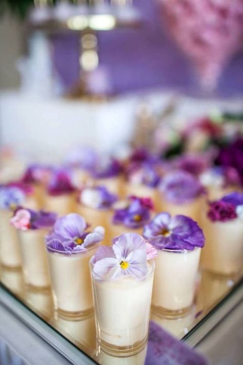 Enchanted Garden First Birthday- pannacotta dessert Enchanted Garden Birthday Party, Enchanted Garden Birthday, Garden Party Ideas, Enchanted Forest Birthday, Garden Party Recipes, Garden Birthday Party, Dessert Table Birthday, Secret Garden Parties, Fairy Tea Parties