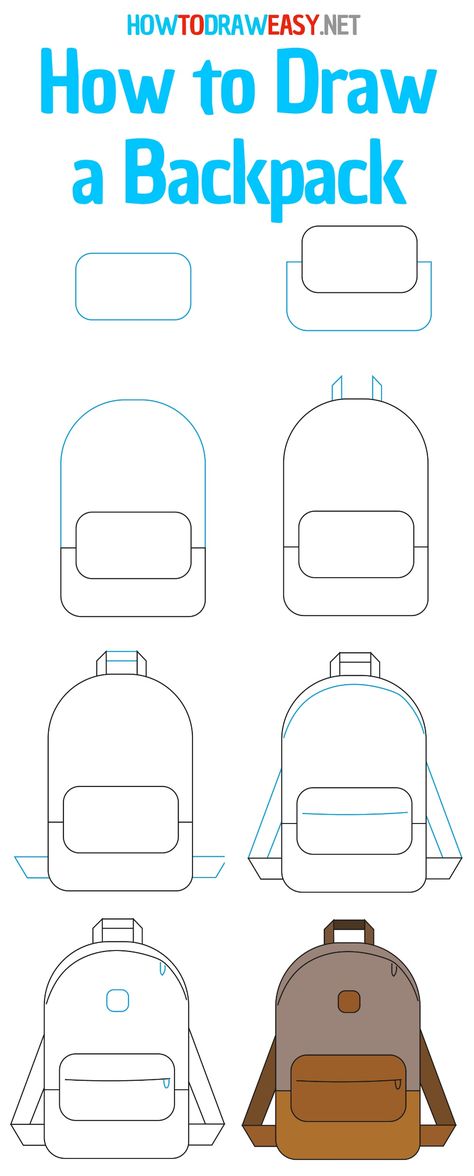 #StepbyStep #Draw #Drawing #Sketching #Sketch #DrawingTutorial #Guide Draw A Backpack, Backpack Drawing, Back Drawing, Diy Crafts Bookmarks, How To Draw Steps, Doodle Art Journals, Easy To Draw, Simple Backpack, Drawing Bag