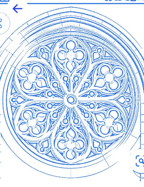 Church Window Tattoo Design, Cathedral Tattoo Design, Statue Reference, Cathedral Tattoo, Architectural Pattern, Man Tattoo, Tattoo Filler, Church Window, Cool Chest Tattoos