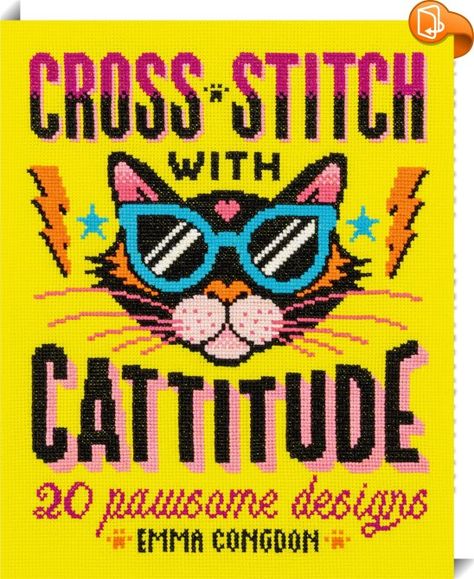 Cross Stitch with Cattitude : In this collection of 20 projects, bestselling cross stitch designer Emma Congdon gets inside the mind of a finickity feline to deliver a humorous selection of projects that will chime with cat owners everywhere. Easy-to-follow full-colour charts, step-by-step instructions on the techniques, and a gifty package make this ideal for beginners. Emma Congdon Cross Stitch, Emma Congdon, Make Candles Diy, Black Cat Cross Stitch Pattern, Prayer Shawl Patterns, Black Cat Cross Stitch, Make Your Own Candles, Free Cross Stitch Designs, Diy Candle Making