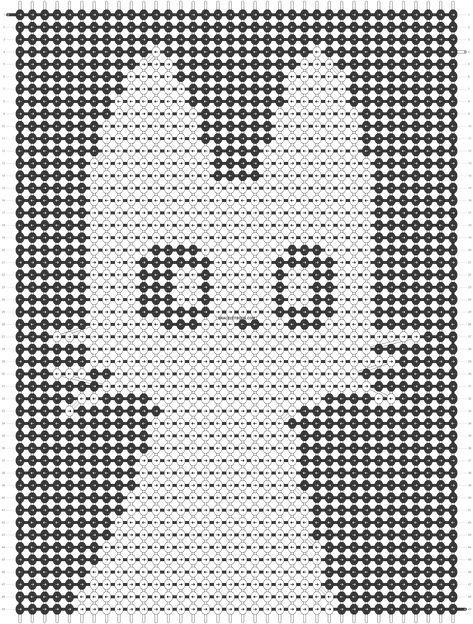 Alpha pattern #148462 variation #287232 | BraceletBook Jiji Cat, Studio Ghilbi, Crochet Potholder, Anime Animation, Cat Anime, Crochet Potholders, Crochet Tapestry, Alpha Pattern, Alpha Patterns