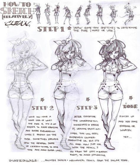 Moe Artstyle, Anna Cattish, Character Sketches, Character Design References, Design Reference, Drawing Techniques, Painting Tutorial, Figure Drawing, Character Drawing