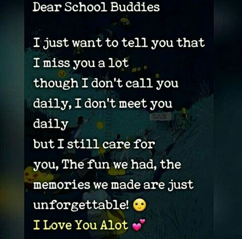 Missing School Friends Quotes, Class 10 Memories Quotes, Frndship Day Quotes, 10th Class Memories, School Friends Quotes Memories, School Friends Quotes, Last Day Quotes, School Days Quotes, Poems About School