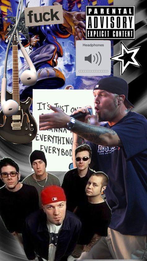 #music #vibes #wallpaper #quotes #songs #limpbizkit #rock #hardrock #rockandroll #goodmusic #rocknroll Limp Bizkit Wallpaper Iphone, Nu Metal Wallpaper, Limp Bizkit Wallpaper, 90s Punk, Y2k Background, Limp Bizkit, System Of A Down, Band Wallpapers, Pretty When You Cry