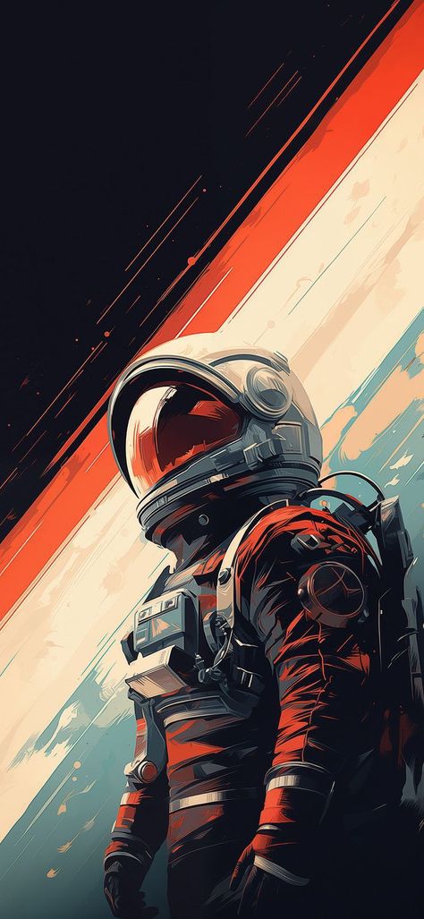 Astronaut Wallpaper, Astronaut Art, Geometry Pattern, Japon Illustration, Abstract Art Wallpaper, Pop Art Wallpaper, Art Gallery Wallpaper, Wallpaper Space, Phone Wallpaper Design