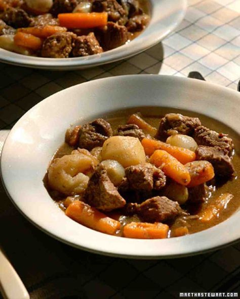 Old-Fashioned Beef Stew Recipe Martha Stewart Beef Stew, Old Fashioned Beef Stew, Classic Beef Stew, Ground Beef And Potatoes, Martha Stewart Recipes, Beef Stew Meat, Beef Stew Recipe, Better Homes And Garden, Stew Recipe