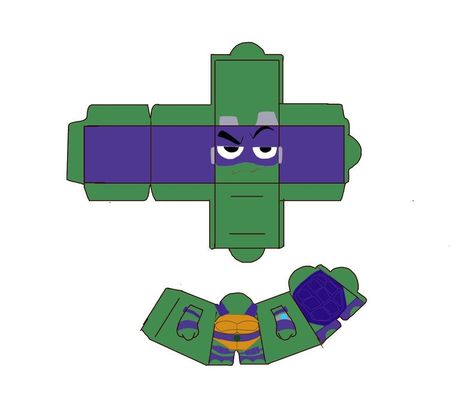 Ninja Turtles Papercraft, Tmnt Paper Craft, Tmnt Crafts, Ninja Turtle Crafts, Donatello Rottmnt, Mestre Splinter, Rise Tmnt, Tmnt Characters, Turtle Tots