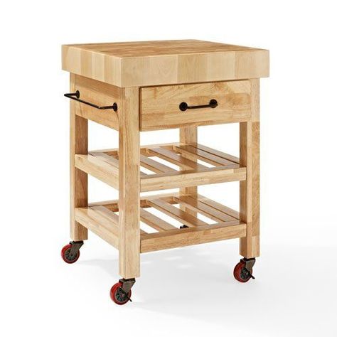 Buying Guide for Butcher-Block Kitchen Islands - This Old House Butcher Block Cart, Butcher Block Kitchen Cart, Small Kitchen Cart, Butcher Block Kitchen Island, Kitchen Carts On Wheels, Traditional Kitchen Island, Butcher Block Island Kitchen, Rolling Kitchen Cart, Butcher Block Island