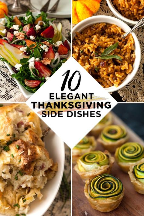 Thanksgiving Classic Dishes, Elegant Dinner Sides, Unique Side Dishes For Thanksgiving, Fancy Side Dishes For Chicken, Best Turkey Side Dishes, Individual Thanksgiving Side Dishes, Uncommon Thanksgiving Sides, Easy Impressive Side Dishes, Veggies Thanksgiving Sides