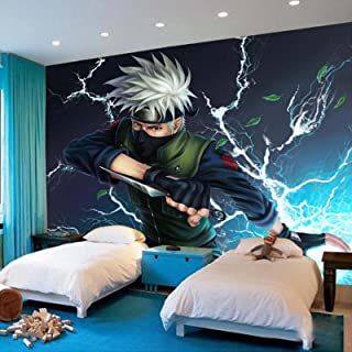 Kakashi Photo, Childrens Bedroom Wallpaper, Sofa Backdrop, Anime Bedroom Ideas, Backdrop Wallpaper, Tv Sofa, Wallpaper Cartoon, Bedroom Tv, Otaku Room