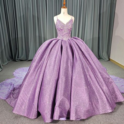 Purple Shiny Princess Quinceanera Dress Purple Gown For Quinceanera With Sweetheart Neckline, Purple Gown With Sweetheart Neckline For Quinceanera, Elegant Purple Quinceanera Dress With Sweetheart Neckline, Elegant Purple Quinceanera Dress, Lavender Ball Gown For Quinceanera, Purple Sleeveless Gown For Quinceanera, Sleeveless Purple Gown For Quinceanera, Purple Ball Gown Quinceanera Dress For Prom Season, Purple Quinceanera Dress For Prom Season Debutante Ball