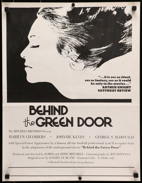 Behind The Green Door, Brother Presents, Green Door, Online Posters, Film Art, Movie Posters Vintage, Film Posters, Vintage Movies, Special Guest