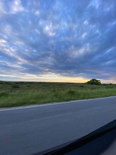 sun down, 0.5 camera iPhone, grass, sunset, blue sky, white clouds, nature, sunset Summer Aesthetic Sunset, Aesthetic Blue Sky, Brazil Core, Sunset Summer Aesthetic, Aesthetic Sunset, Sky Pictures, Sunset Summer, Sunset Aesthetic, Pfp Ideas