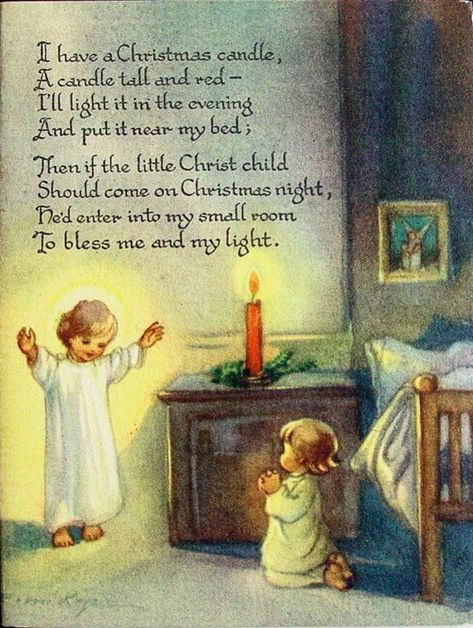 Angel Praying, Xmas Greeting Cards, Christmas Poems, Catholic Images, Vintage Christmas Images, Christmas Nativity Scene, Christmas Night, Christmas Past, Vintage Christmas Cards