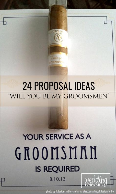 24 Groomsmen Proposal Ideas "Will You Be My Groomsman" ❤ We suggest some funny and preferred groomsmen proposal ideas. They include shot glass, bottles of your favorite drinks, cigars, socks, proposal cards etc. See more: http://www.weddingforward.com/groomsmen-proposal-ideas/ ‎ #wedding #groomsmen Groomsmen Proposal Destination Wedding, Will You Be My Groomsman Ideas, Groomsman Proposal Funny, Groomsmen Proposal Ideas, Groomsman Ideas, Asking Groomsmen, Groomsmen Proposal Gifts, Be My Groomsman, Event Planning Tips