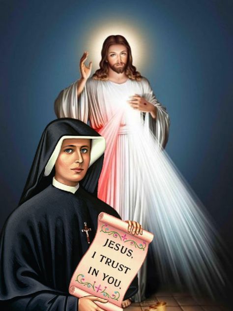 St Faustina Kowalska, Divine Mercy Jesus, Faustina Kowalska, Divine Mercy Chaplet, Saint Dominic, St Maria, Catholic Wallpaper, Prayers For Hope, St Faustina