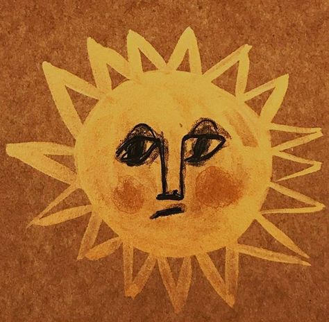 Sun Profile Picture, Sun Pfp Aesthetic, Hippie Widgets, Sun Pfp, Sun Person, Hippie Icons, Sun Core, Sun With A Face, Sun With Face