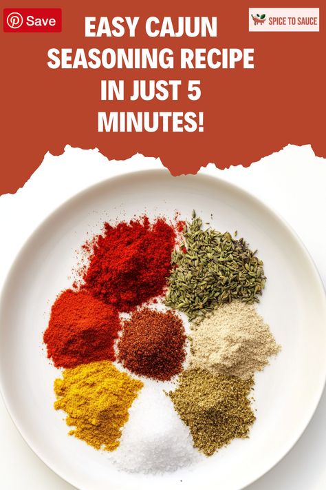 Get the perfect balance of flavor and heat with this easy Cajun seasoning recipe, ideal for adding a bold kick to any meal. With a homemade Cajun spice mix, you can elevate dishes from seafood boils to roasted veggies effortlessly. Save this pin to have the ultimate Cajun seasoning blend at your fingertips anytime!

#CajunVibes #SpiceItUp #EasyPeasyRecipes #FlavorExplosion #HomemadeGoodness #SassySeasoning #YummyInspiration #CajunCravings #QuickAndTasty #CookingMadeFun No Salt Cajun Seasoning, Make Your Own Cajun Seasoning, Diy Cajun Seasoning Easy, How To Make Cajun Seasoning, Cajun Seasoning Recipe Seafood Boil, Cajun Seasoning Recipe Easy, Cajun Sparkle Recipe, Cajun Seafood Recipes, Cajun Spice Recipe