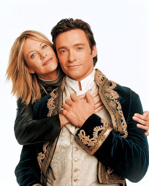 Leopold (Hugh Jackman) & Kate (Meg Ryan) - Kate & Leopold Kate And Leopold, Hugh Jackman Images, Meg Ryan, Chick Flicks, Netflix Movies, Romantic Movies, Film Tv, Love Movie, Hugh Jackman