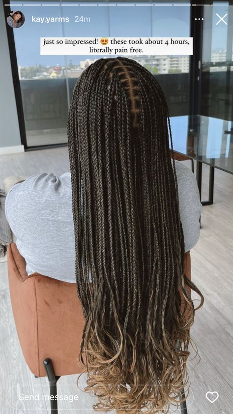 French Curl Knotless Braids, Knotless French Curls Braids, French Braid Hairstyles For Black Women, Box Braids Inspiration, French Braids For Black Women, Curled Box Braids, French Curl, Braid Inspiration, Goddess Braids Hairstyles