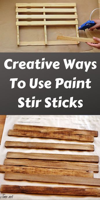 Crafts Using Paint Stir Sticks, Paint Stick Crafts Diy Projects Decor, Paint Stir Stick Crafts Diy Projects, Paint Sticks Diy Projects, Paint Stirrer Crafts, Paint Stir Stick Crafts, Paint Sticks Projects, Painted Sticks Diy, Paint Stick Crafts Diy Projects