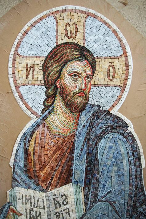 Byzantine Iconography, Mosaic Portrait, Byzantine Mosaic, Orthodox Christian Icons, Jesus Christ Artwork, Jesus Christ Art, Mosaic Artwork, Byzantine Art, Byzantine Icons