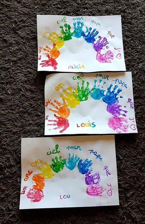 Rainbow Painting, Footprint Art, Rainbow Crafts, Mothers Day Crafts For Kids, Daycare Crafts, Rainbow Theme, Handprint Art, Mothers Day Crafts, Baby Crafts