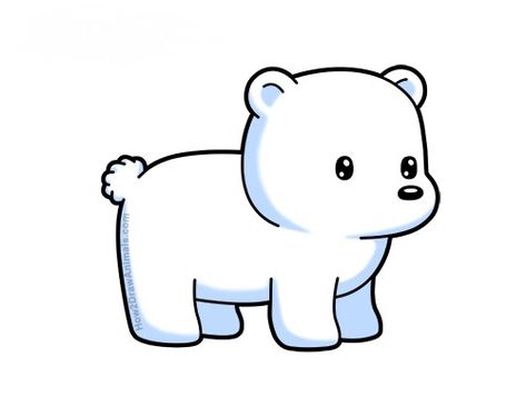 Learn how to draw a Cartoon Polar Bear with this how-to video and step-by-step drawing instructions. #cartoondrawings #polarbear #cuteanimals #howtodraweasy How To Draw A Polar Bear, How To Draw A Polar Bear Step By Step, How To Draw A Polar Bear Easy, Cute Polar Bear Drawing, Polar Bear Drawing Easy, Polar Bear Drawing Step By Step, Drawing A Polar Bear, Polar Bear Doodle, Cute Cartoon Polar Bear