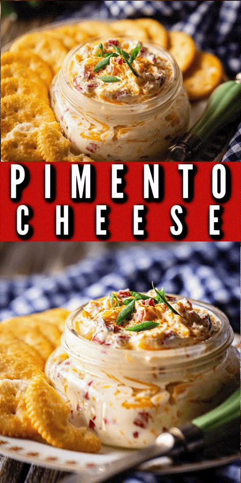 Breakfast For Dinner Party, Pimento Cheese Recipe Easy, Pimento Cheese Dip Recipe, Recipes Dips, Pimento Cheese Recipe, Pimento Cheese Dip, Pimento Cheese Spread, Homemade Appetizer, Pimento Cheese Recipes