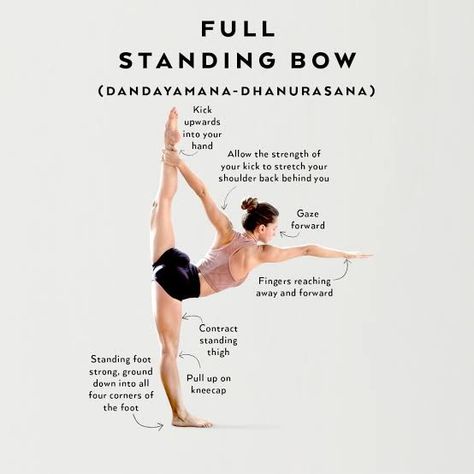 Full standing Bow Pulling pose Dolphin Pose Yoga, Cow Pose Yoga, Boat Pose Yoga, Fish Pose Yoga, Eagle Pose Yoga, Camel Pose Yoga, Bow Pose Yoga, Bikram Yoga Poses, Yoga Poses Chart