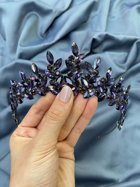 Wedding Hair Flower Crown, Wedding Crown Tiara, Hair Accessories Crown, Pageant Jewelry, Crown Queen, Crown Crystal, Flower Crown Hairstyle, Mermaid Crown, Crystal Tiara