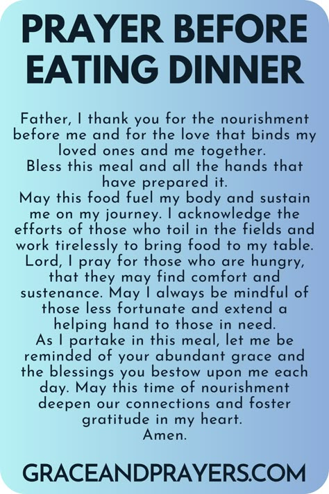 Are you seeking prayers for dinner? Then we hope you can use these 8 grateful prayers during your next dinner with your family and friends! Click to read all prayers for dinner. Prayer For Meal Time, Saying Grace Before Meals Prayer, Everyday Prayers For Family And Friends, Prayers For Dinner, Christmas Dinner Prayer, Prayer For Family And Friends, Prayers For Home, National Prayer Day, Date With Jesus