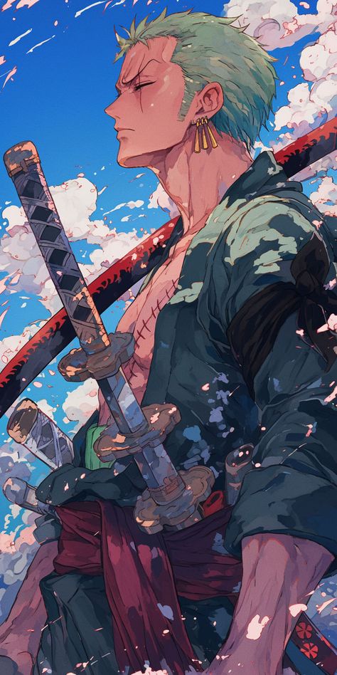 #anime #manga #wallpaper #cartoon #otaku #phonewallpaper #background #aesthetic #zoro #roronoazoro #onepiece Aesthetic Zoro, Zoro Anime, Sci Fi Wallpaper, Samurai Wallpaper, Wallpaper Cartoon, Zoro Roronoa, Manga Wallpaper, One Piece Wallpaper Iphone, One Peice Anime