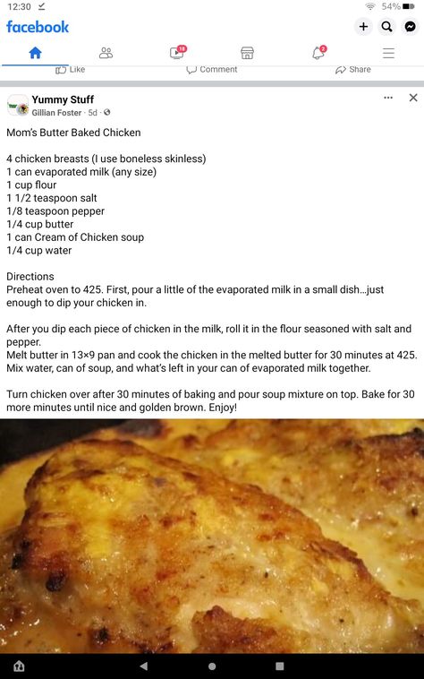 Chicken Recopes, Butter Baked Chicken, Airfry Recipes, Baked Meat, Cottagecore Recipes, Special Dishes, Baked Chicken Recipes Easy, Chicken Baked, Chicken Breast Recipes Baked